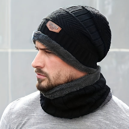 Men’s Warm Hat & Scarf Set