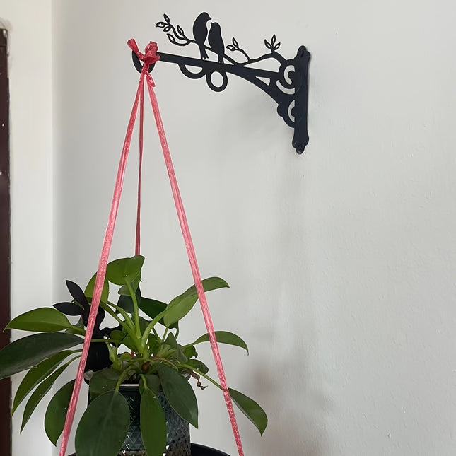 Bird Silhouette Wall Hook - Charming Planter Hanger