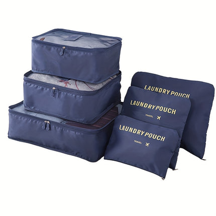 6-Piece Travel Packing Cubes Set