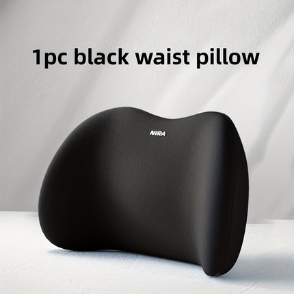 Memory Foam Car Neck & Lumbar Pillow – Ultimate Comfort