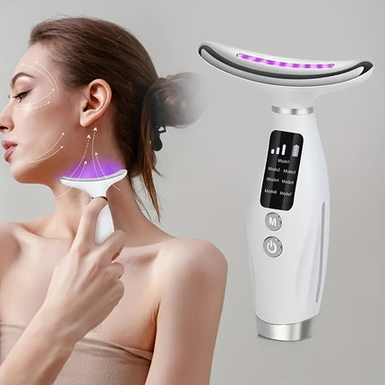 Rechargeable Facial & Neck Massager - 7 Modes