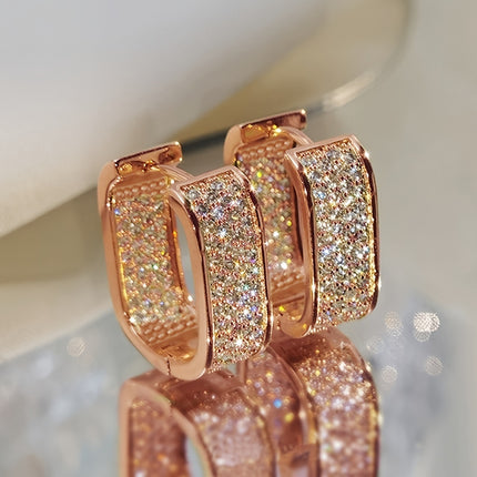 Dainty CZ Hoop Earrings