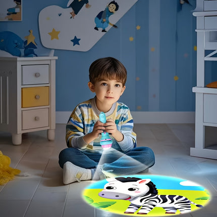 56-Pattern Projection Flashlight – Fun Learning & Play!