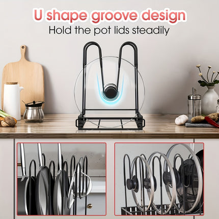 Upgraded 8-Tier Metal Pot Rack with Hooks