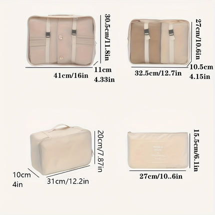 7pcs Travel Packing Organizer Set
