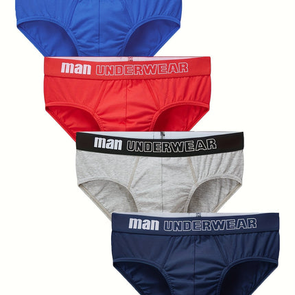 Men’s Cotton Boxer Briefs 4/5-Pack