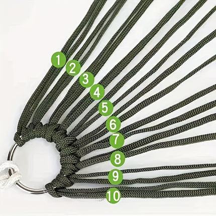 Portable Outdoor Hammock for Garden & Camping Relaxation