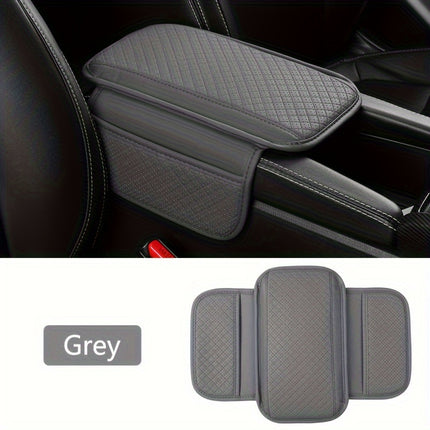 Universal Car Armrest Cushion with Phone Holder & Storage