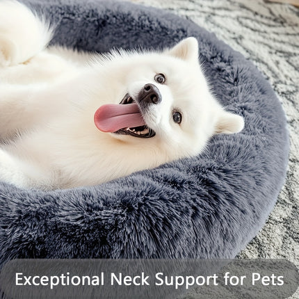 Calming Plush Pet Bed - Monti Bargains