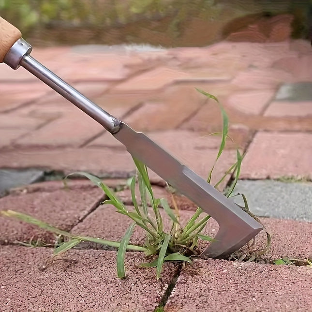 Stainless Steel Weed Puller - Serrated Gardening Knife Tool