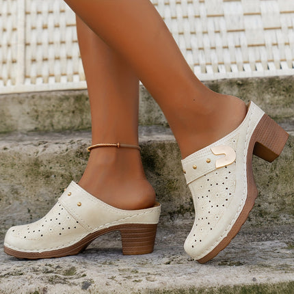 Floral Pattern Women's Clogs