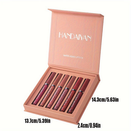 6-Piece Matte Liquid Lipstick Set