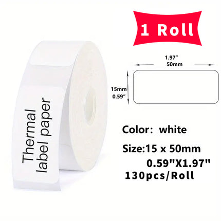 Waterproof Black Print Label Rolls (150)