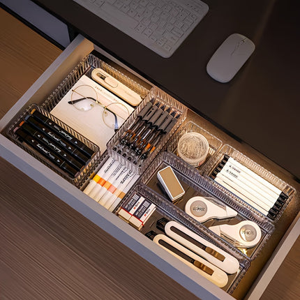 Acrylic Drawer Organizer Set - 7/8pcs Cosmetic Storage