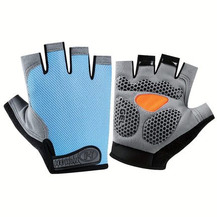 Breathable Half-Finger Sports Gloves for Cycling & Fitness