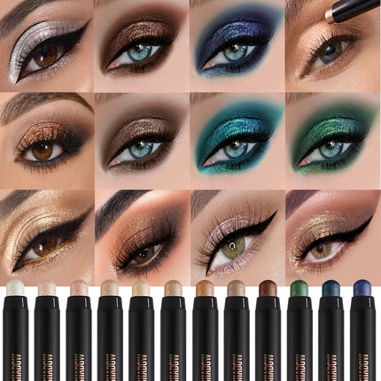 12-Piece Eyeshadow Stick Set