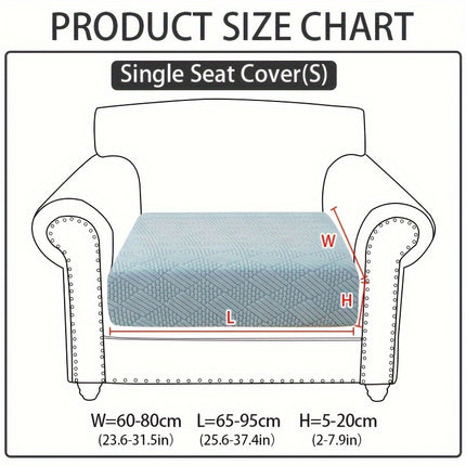 Modern Polar Fleece Sofa Slipcover - Elastic-Fit, Pet-Friendly Protector