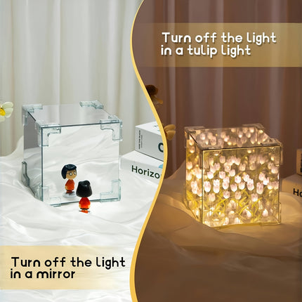 DIY Tulip Flower 3D Illusion Night Light - Heartfelt Gift