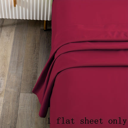Ultra-Soft Microfiber Flat Sheet – Brushed, Cozy, and Durable