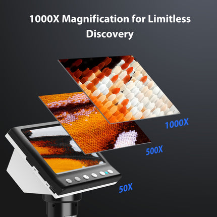 10.92cm Digital Microscope 1000X