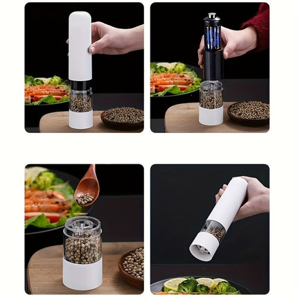 Electric Salt & Pepper Grinder Set - Automatic Spice Mill