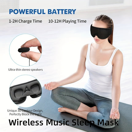 Wireless Full Blackout Sleep Mask