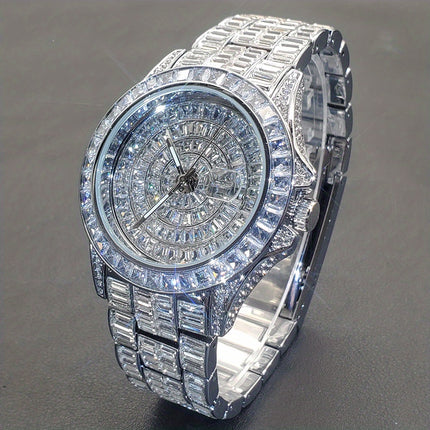 Men's Hip Hop Diamond Watch