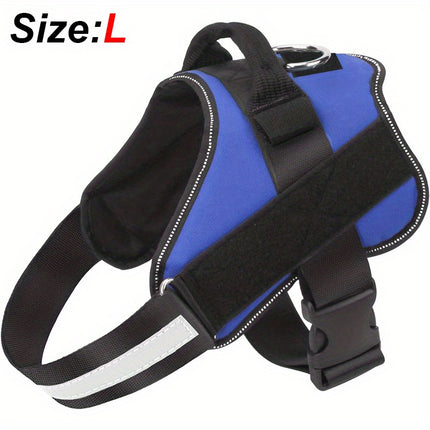 Reflective No-Pull Dog Harness with Easy-Grab Handle - Monti Bargains
