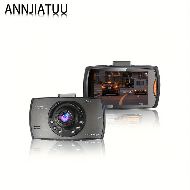 1080p HD Dash Cam with Suction Mount & Crash Lock