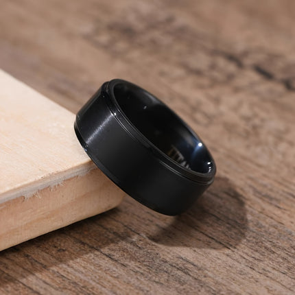 PANASH 8MM Titanium Steel Ring