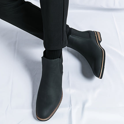 Sleek Black Chelsea Boots for Men