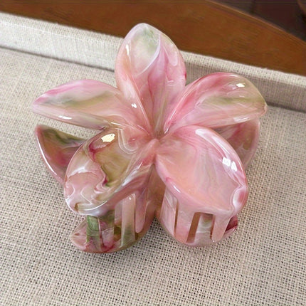 Tie-Dye Flower Hair Clips Set