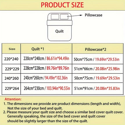 Retro Star Print Bedspread Set - Soft & Breathable