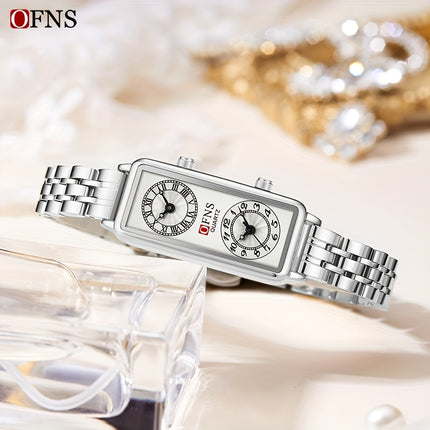 Elegant Roman Stainless Steel Watch