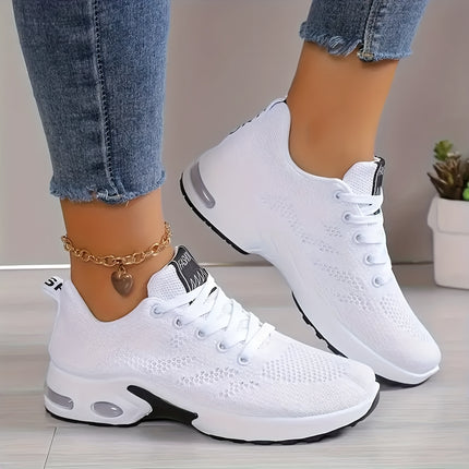 Women's Breathable Knitted Running Shoes