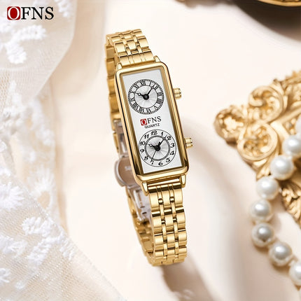 Elegant Roman Stainless Steel Watch