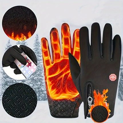 Winter Gloves for Riding – Warm, Windproof, Non-Slip Grip