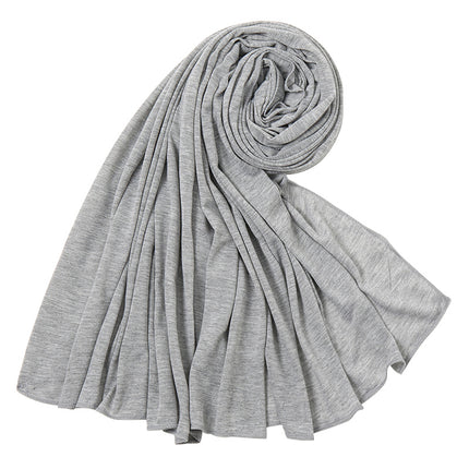 Solid Color Jersey Hijab Scarf