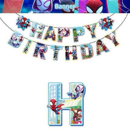 35pcs Spider-Man Party Decor Set