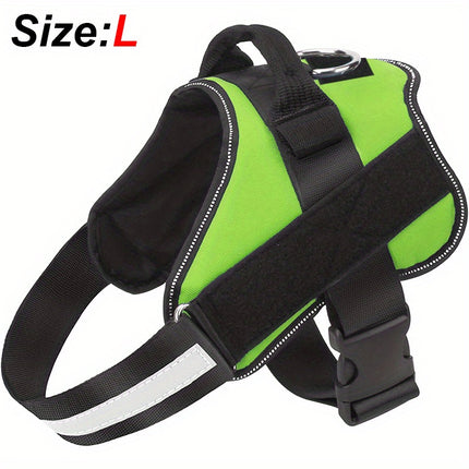 Reflective No-Pull Dog Harness with Easy-Grab Handle - Monti Bargains