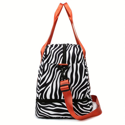 Animal Print Travel Duffel Bag