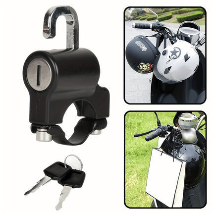 Metal Motorcycle Helmet Lock – Anti-Theft & Secure