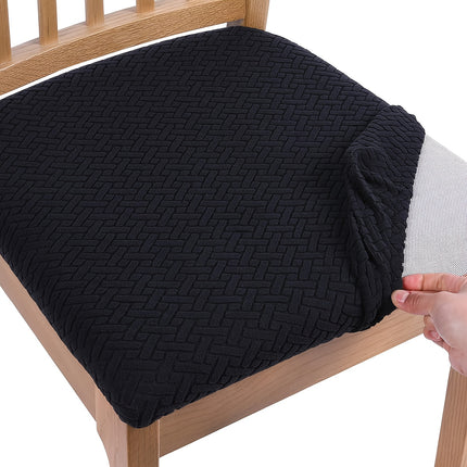Modern Elastic T-Cushion Chair Slipcover - Stretch Dining Protector