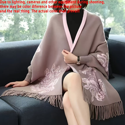 Goddess Shawl Coat - Retro Elegance