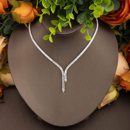 Classic Cubic Zirconia Wedding Set