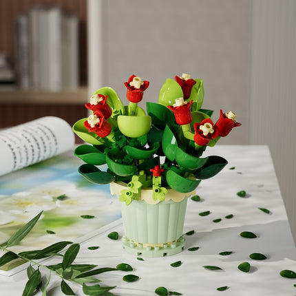 Eternal Flower Puzzle Building Blocks – Creative Assembly Set