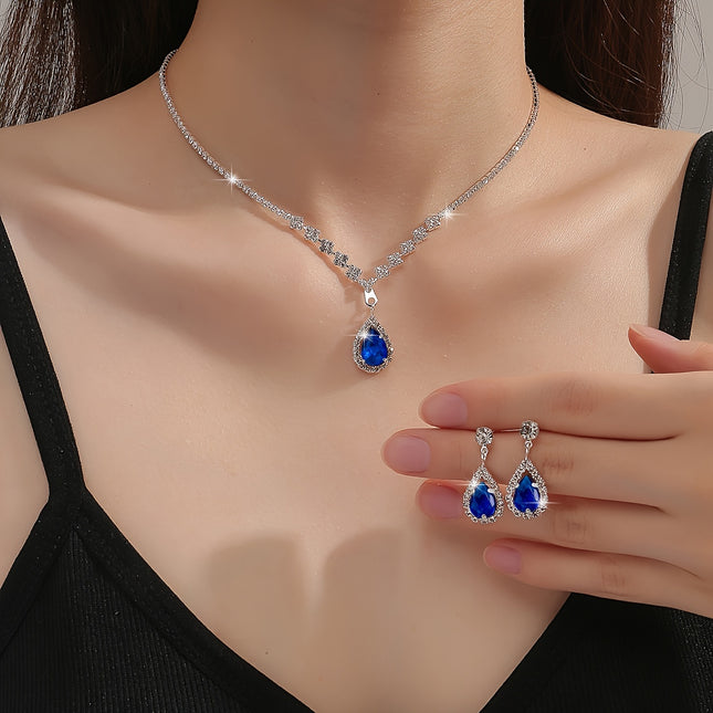 3pcs Luxury Zirconia Jewelry Set