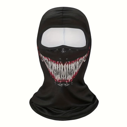 Ghost Skull Balaclava Mask - UV Protection & Windproof