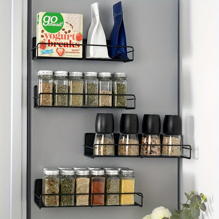4pcs Adjustable Spice Rack Organizer