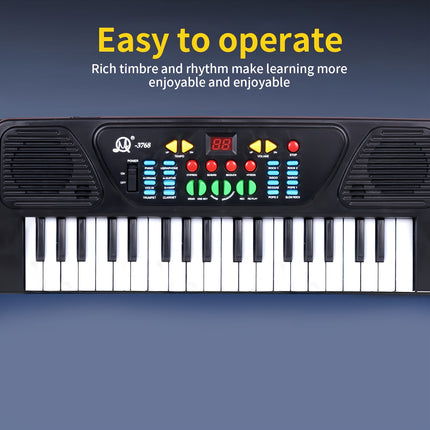 37-Key Electronic Piano – Fun & Educational Toy for Kids - Monti Bargains